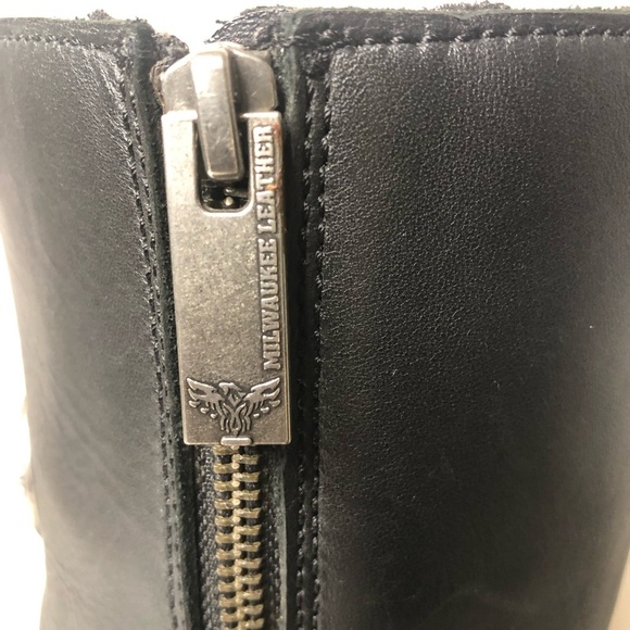 Milwaukee Leather Men's Black 11-inch Classic Harness Square Toe Boots, 9.5 - Picture 6 of 15